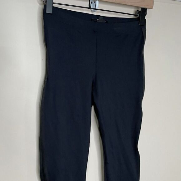 David Lerner Black Full Zip Sides Leggings - Picture 3 of 9